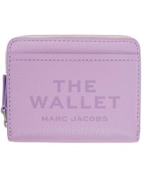 Marc Jacobs - パープル The Leather Mini Compact 財布 - Lyst