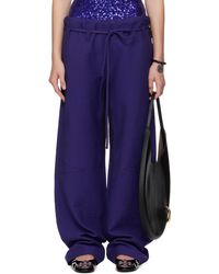 Tory Burch - Cotton Baggy Trousers - Lyst