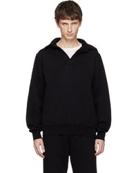 Les Tien - ブラック Moto Back ヘビーウェイト ポロシャツ - Lyst