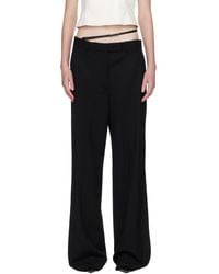 Tom Ford - Sharp Grain De Poudre Slanted Trousers - Lyst