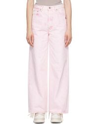 A Bathing Ape - Crystal Stone Sta Logo Baggy Jeans - Lyst