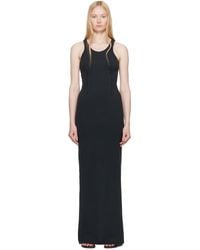 MM6 by Maison Martin Margiela - Heavy Cotton Jersey Maxi Dress - Lyst
