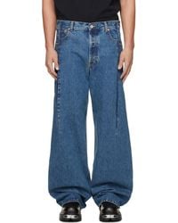 Vetements - Pinched Cut-Up Jeans - Lyst