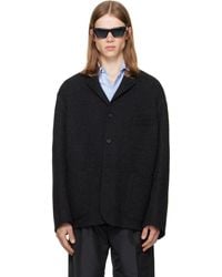 Jil Sander - Wool Chevron Jacket - Lyst