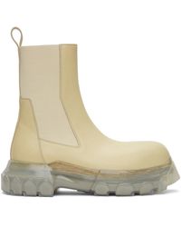 Rick Owens - Off- Beatle Bozo Tractor Chelsea Boots - Lyst