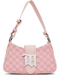 MISBHV - Pink Jacquard Monogram Small Shoulder Bag - Lyst