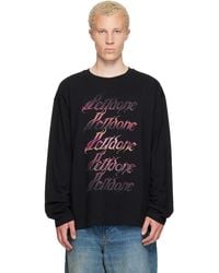 we11done - Gradient Logo Long-Sleeved T-Shirt - Lyst