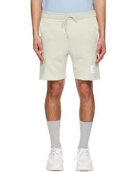Thom Browne - Thom E Classic Loopback 4-bar Sweat Shorts - Lyst