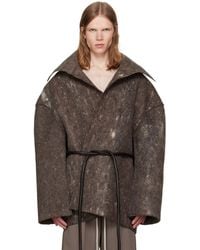 Rick Owens - Tower Dracucollar Jacket - Lyst