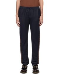 Fred Perry - Navy Taped Track Pants - Lyst