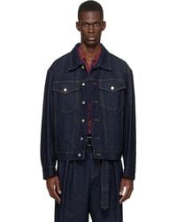 Dries Van Noten - Flap Pocket Denim Jacket - Lyst