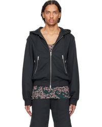 Dries Van Noten - Loose Zipped Hoodie - Lyst