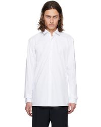 HUGO - Spread Collar Shirt - Lyst