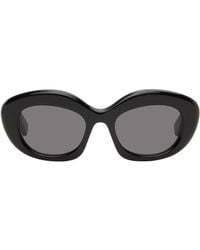 Loewe - Curvy Logo Cat Eye Sunglasses - Lyst
