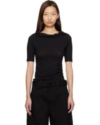 Lemaire - Short Sleeve Twisted T-Shirt - Lyst
