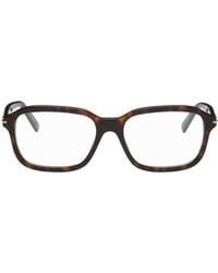 Gucci - Tortoiseshell Square Glasses - Lyst