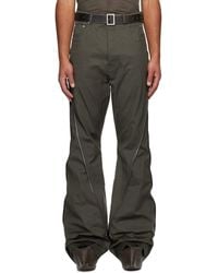 Rick Owens - Khaki Bolan Bootcut Trousers - Lyst