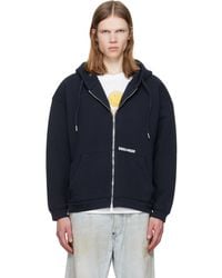 DSquared² - Logo Boyfriend Fit Zipped Hoodie - Lyst