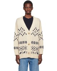 Weekend by Maxmara - Cardigan acacia blanc cassé - Lyst