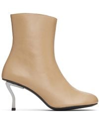 Nicole Saldaña - Tan Bonnie Boots - Lyst