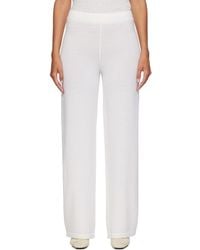 MM by Max Mara - Pantalon De Détente Epopea Blanc - Lyst