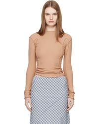 Baserange - Tan Omato Long Sleeve T-Shirt - Lyst