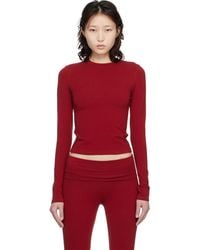 Skims - Cotton Jersey Long Sleeve T-Shirt - Lyst