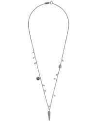 Isabel Marant Silver My God Sautoir Long Necklace - Metallic