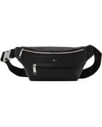 BOSS - Grained Faux-leather Belt Bag - Lyst