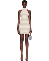 Amiri - Ma Striped Halter Minidress - Lyst