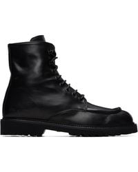 Common Projects - Piuma Leather Lace-Up Boots - Lyst