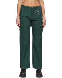 Green Cargo Pants for Women | Lyst