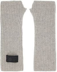 MM6 by Maison Margiela - Fisherman Knit Arm Warmers - Lyst