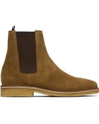 BOSS - ベージュ Beckhamエディション スエード チェルシーブーツ - Lyst