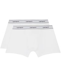 Carhartt - Two-pack White Boxers - Lyst