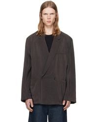 Lemaire - Soft Double Breasted Blazer - Lyst