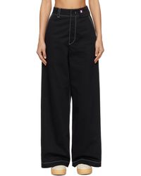 Moncler Genius - Moncler X Palm Angelsコレクション ブラック コントラスト トラウザーズ - Lyst