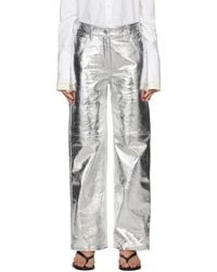 Interior - 'The Sterling' Leather Pants - Lyst
