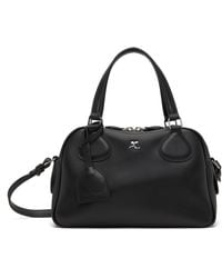 Courreges - Ac Stud Leather Bowling Bag - Lyst