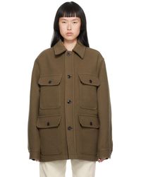 Lemaire - Taupe Hunting Jacket - Lyst