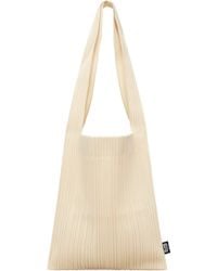 Pleats Please Issey Miyake - Crepe Knit Tote - Lyst