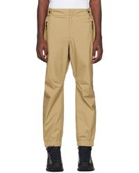 3 MONCLER GRENOBLE - Beige Lightweight Trousers - Lyst