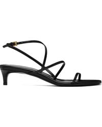 KHAITE - Loop Kitten Heel Heeled Sandals - Lyst