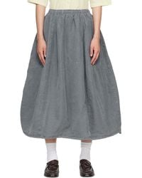 YMC - Parachute Midi Skirt - Lyst