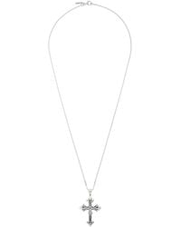 Emanuele Bicocchi - Avelli Cross Necklace - Lyst