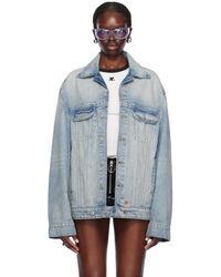 Courreges - Blue Cocoon Denim Jacket - Lyst