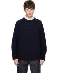 WOOYOUNGMI - Wool Blend Cable Sweater - Lyst