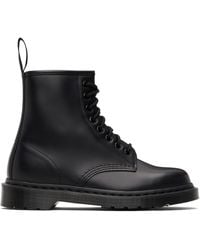 Dr. Martens - 1460 Mono Smooth Leather Lace-Up Boots - Lyst