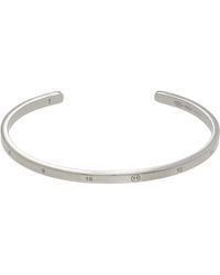 Maison Margiela - Number Reference Cuff Bracelet - Lyst