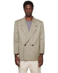 Fear Of God - Gray Double-breasted Blazer - Lyst